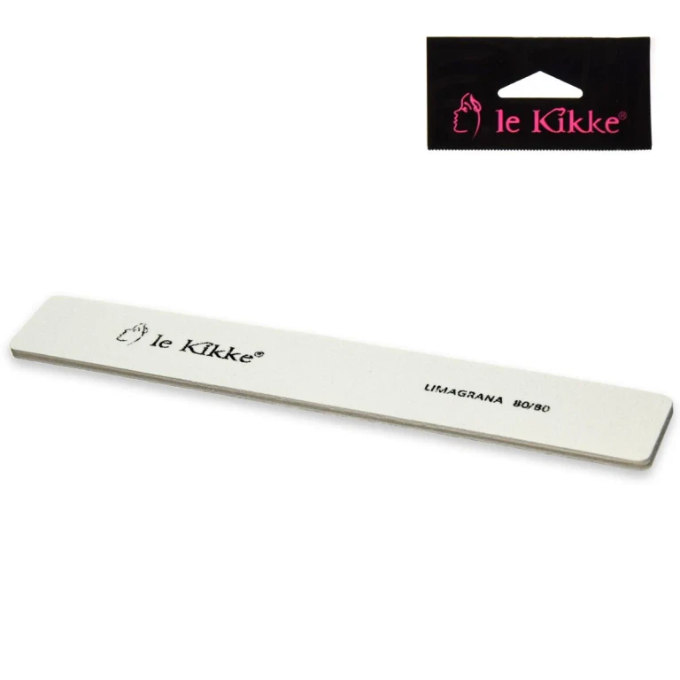 white rectangular file 80/80 pack. 6 pieces