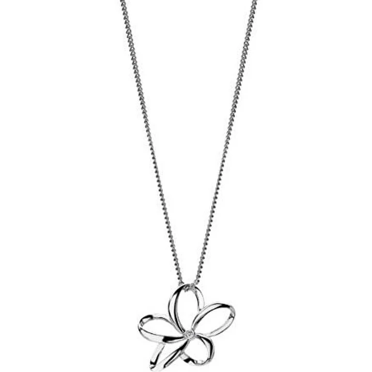 Paradise Open Petal Necklace Dp230 (Chain, Pendant)