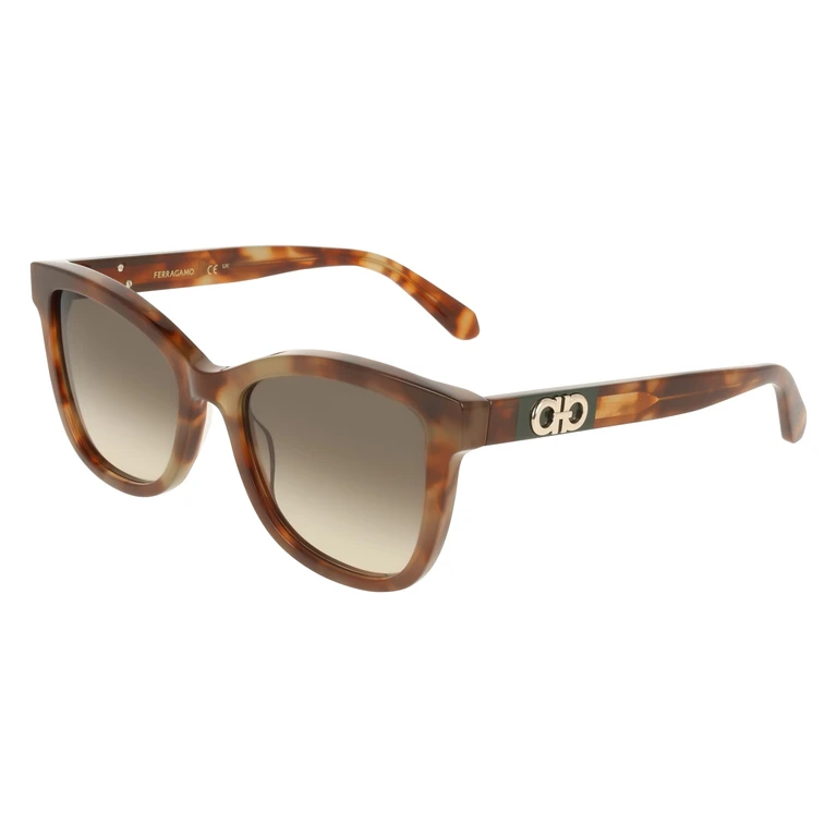 Brown Gradient Square Ladies Sunglasses SF2108S 225 54