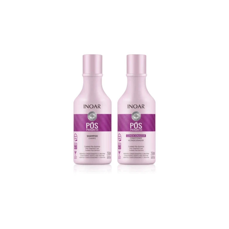 Pos Progress set for hair po keratinovém narovnání a nanoplastice 2× 250 ml