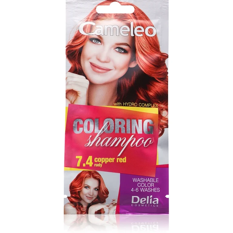 Cameleo colored shampoo for hair color 7.4 Copper Red 40 ml
