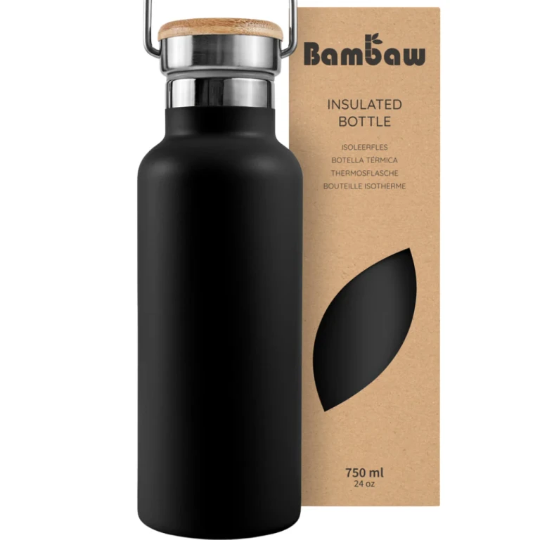 Stainless Steel Thermos 750ml Jet Black