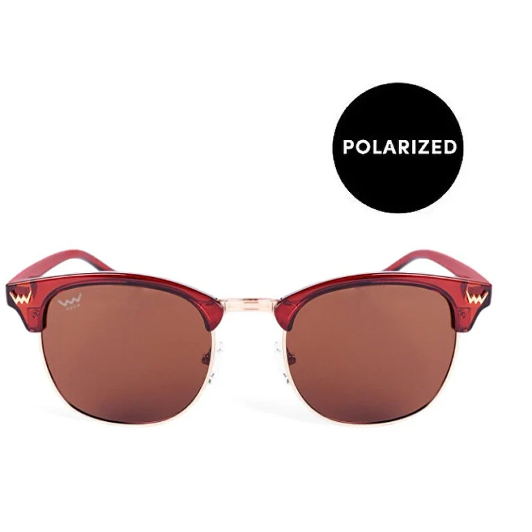 Polarized Sunglasses Brigida Metal Brown