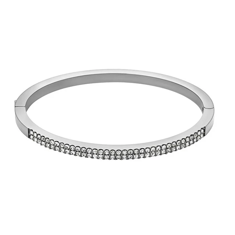 Solid Steel Bracelet With Ellis Pavรฉ Crystals Jf04863040