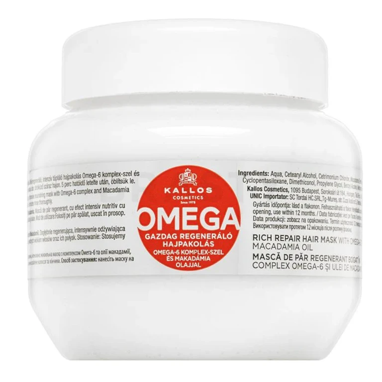 Hair mask Kallos Omega Rich Repair 275 ml