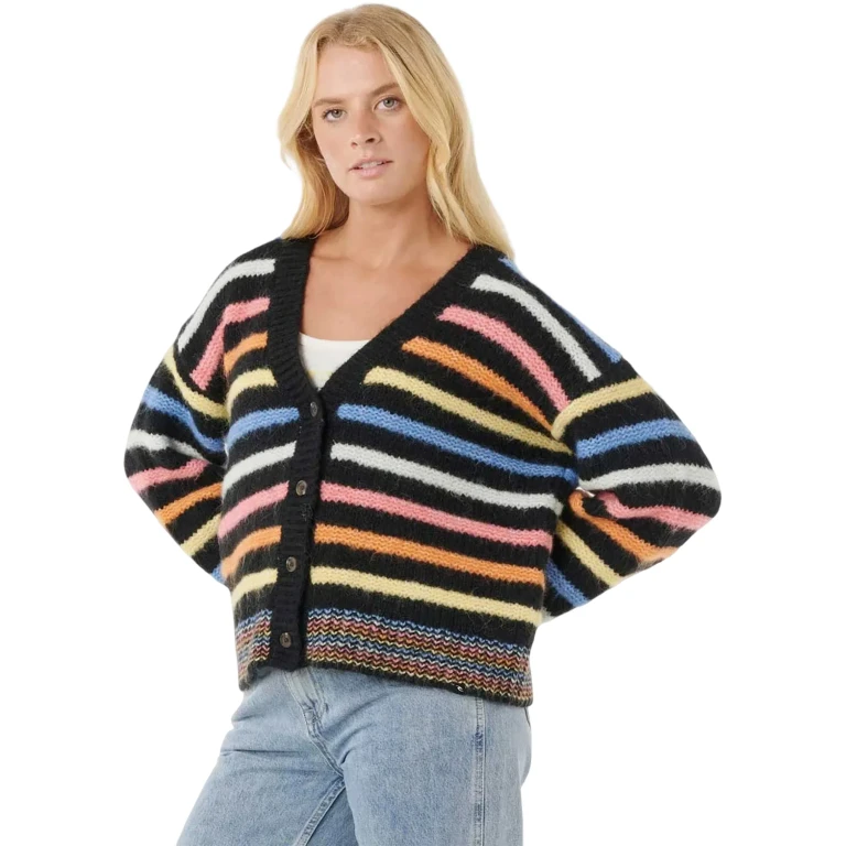 Pacific Rider Stripe Cardigan - Women's