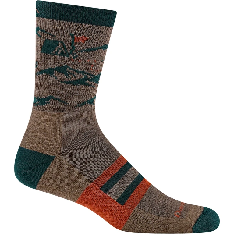 Hike Hike Hut Micro Crew Midweight Hiking Socks - Men's