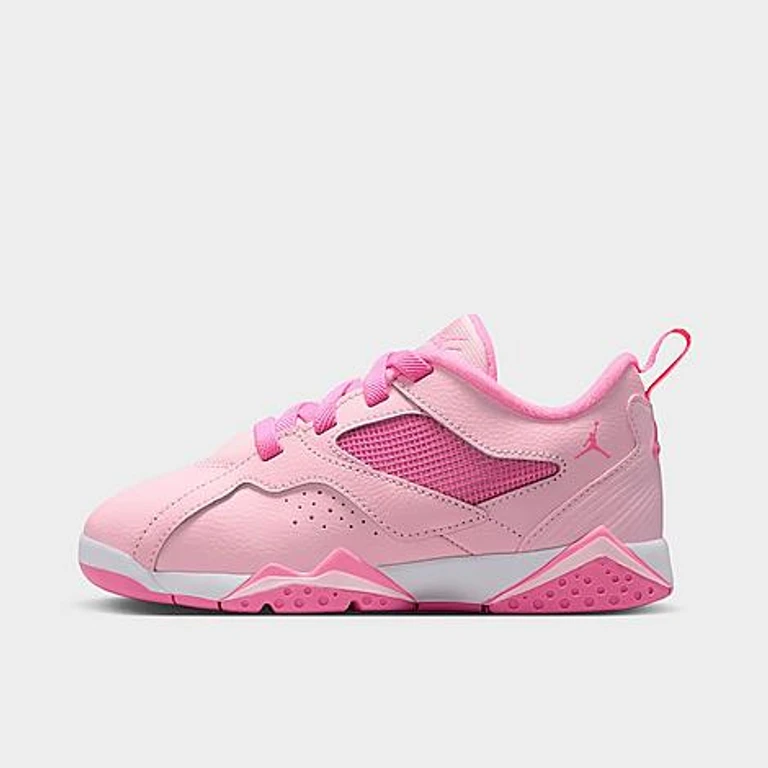Jordan Little Kids Air MVP 92 Basketball Shoes in pink foam/china rose Size: 1.0