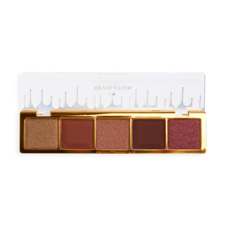 Mini Chocolate Palette milk chocolate Ganache eyeshadow palette 5 shades 55 g