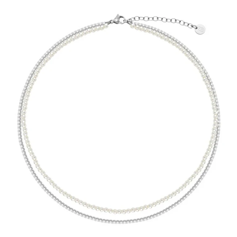 Liu Jo Elegante Women's Double Pearl Necklace Lj3024