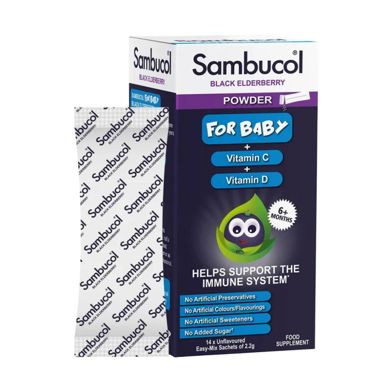 borotalco black elderberry vitamin C and D immune system support vitamins 14 pieces 22 g