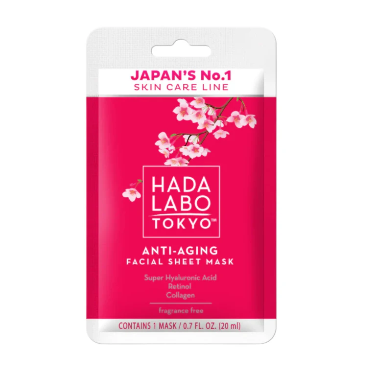 Hada Labo Hyaluronic Acid and Collagen Anti-Ageing Day Face Sheet Mask 20 ml