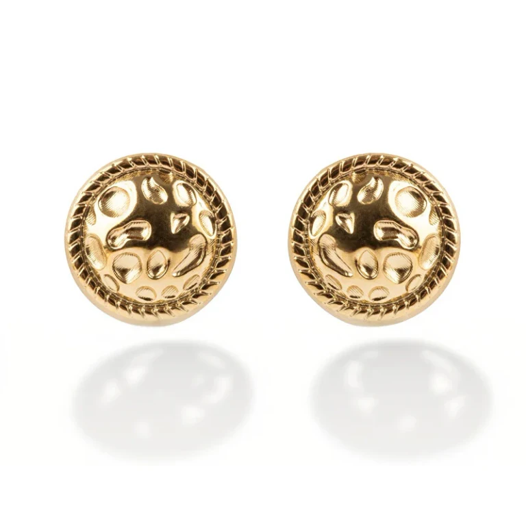 Gold-Plated Stud Earrings Sable Mce250311G