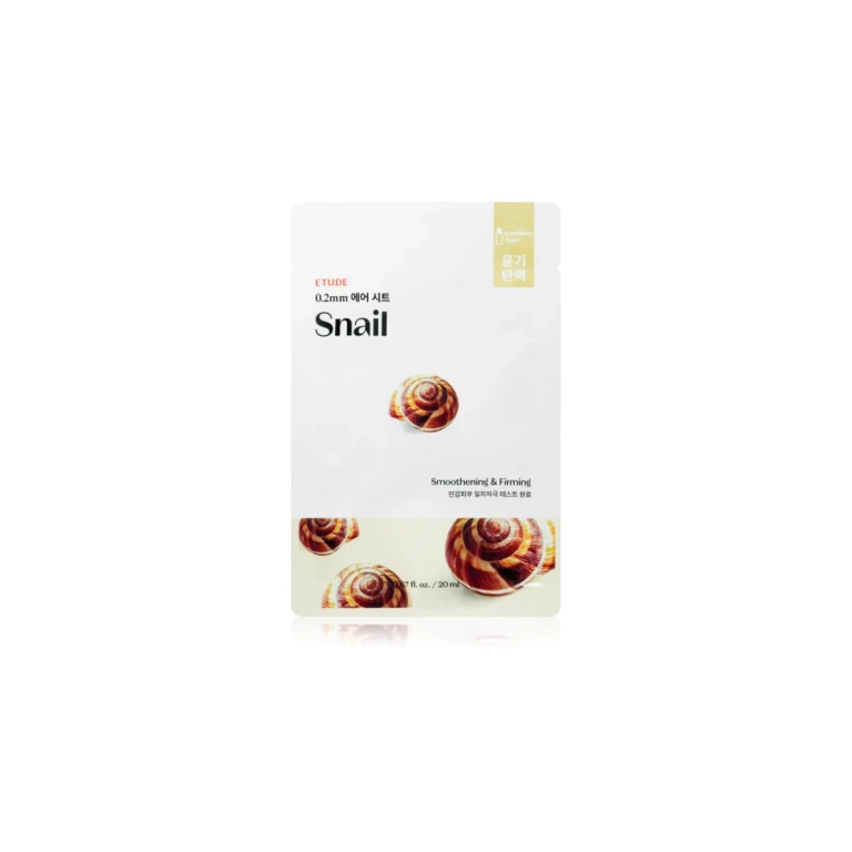 0.2 Therapy Air Smoothing Fabric Mask with Snail Slime Extract 20ml