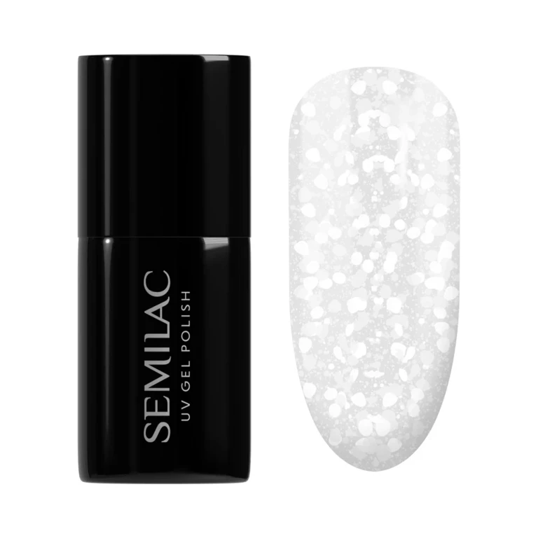 UV Hybrid Crushed_ICE gel nail polish with UV/LED lamp color 490 Ice Crushed 7 ml