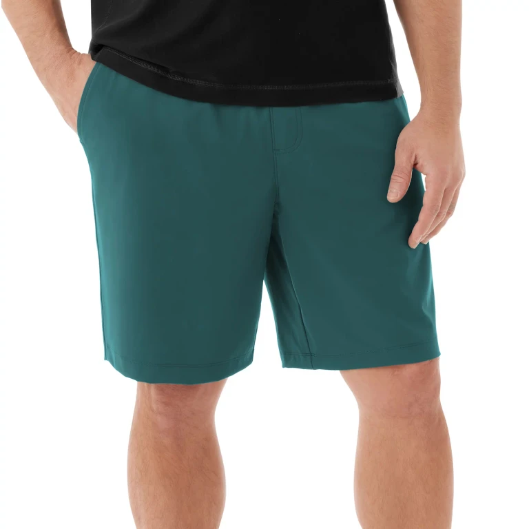 Dynamic Knit Active Short - Teal S:- Teal, S