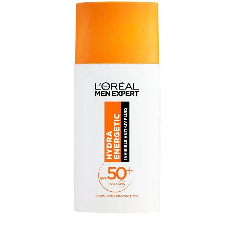 L'Oréal Paris Moisturizing Fluid Spf 50+ Men Expert Hydra Energetic (Invisible Anti-Uv Fluid) 50 Ml