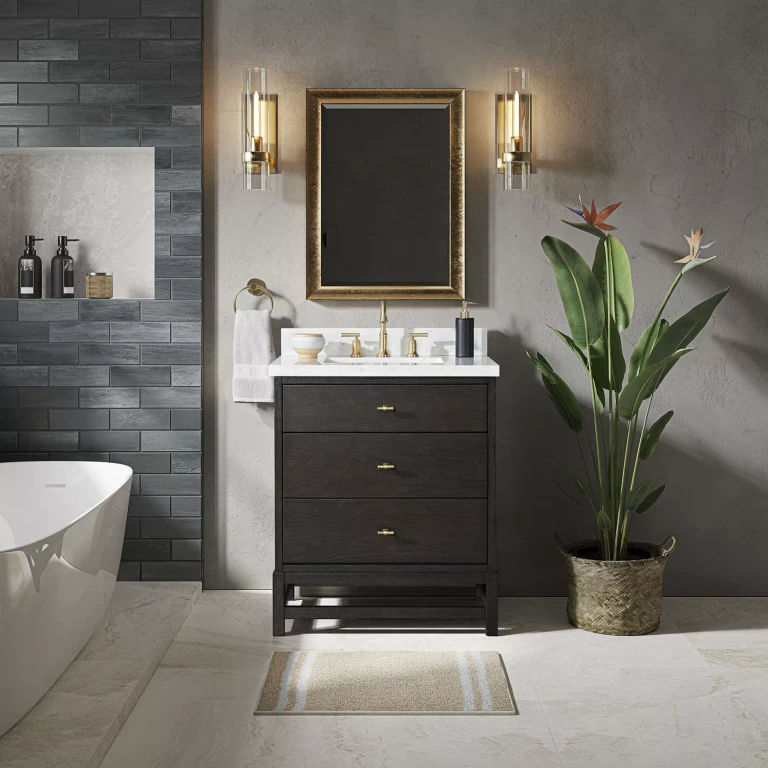 Becki Owens Margaret 30in Vanity, Black:- 30', Black