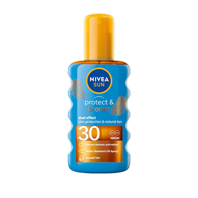 Tanning Spray Supporting Tanning Spf 30 Sun (Protect & Bronze Oil) 200 Ml
