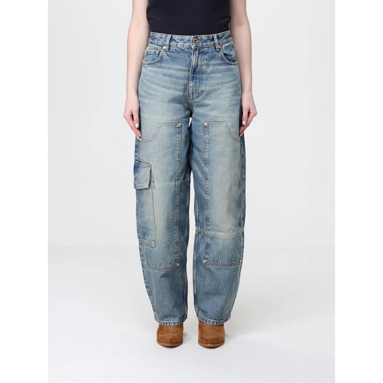 Cargo Jeans In Organic Cotton Denim (A1100097567)