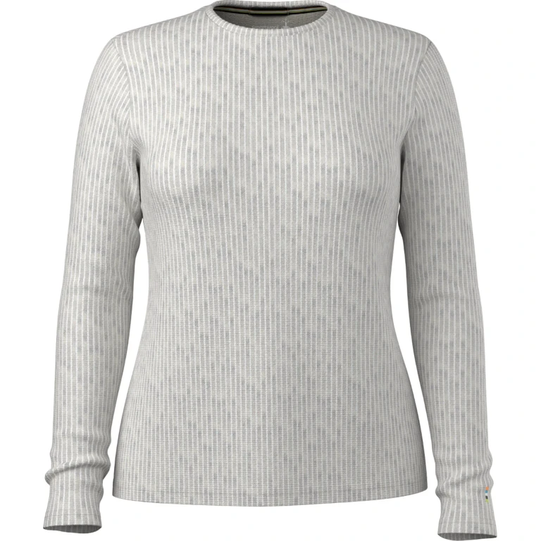Thermal Merino Rib Crew Neck Top - Women's