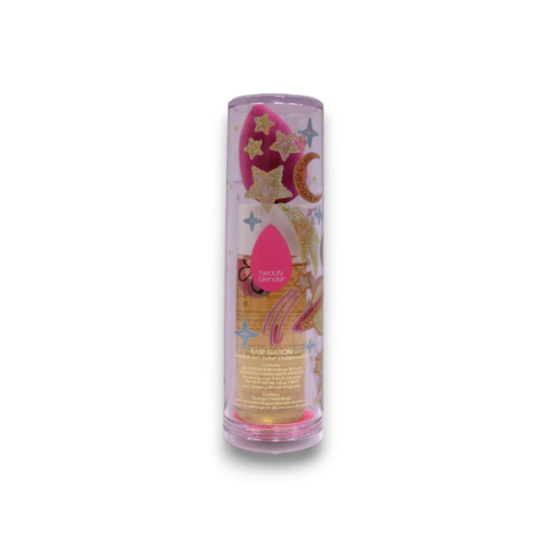 Violet+ Set con spugna, lozione detergente da 90 ml e dischetti per trucco
