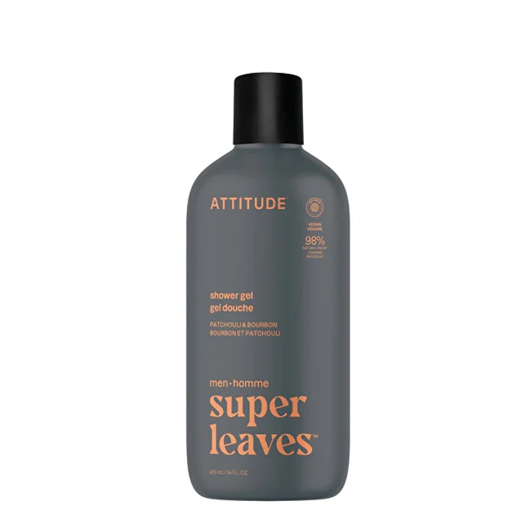 Men's Shower Gel Super Leaves Patchouli & Bourbon (Shower Gel) 415 ml