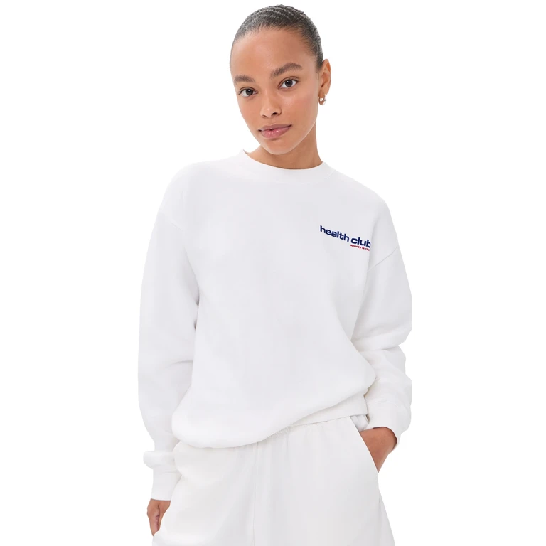 Bold Health Sweatshirt White Sports Red/Soda XL