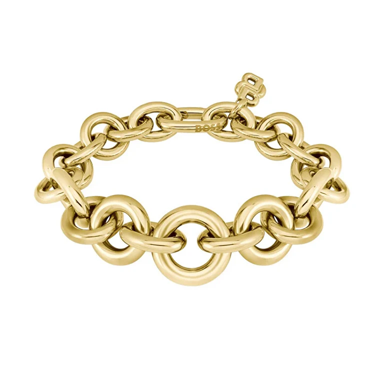 Solid Gold Plated Live Statement Bracelet 1580736M