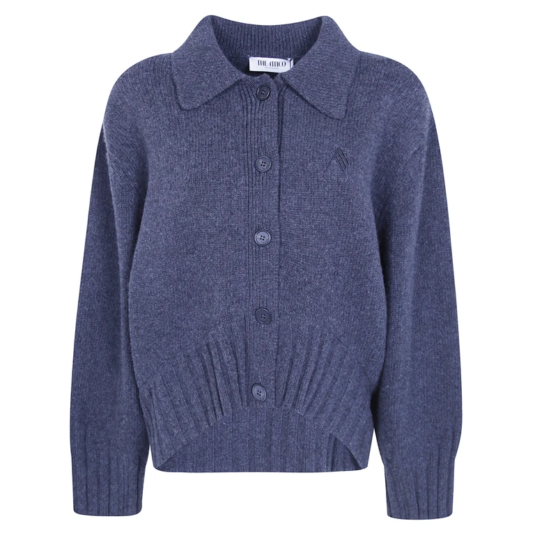 Sweater Cardigan "Shirt Neck"