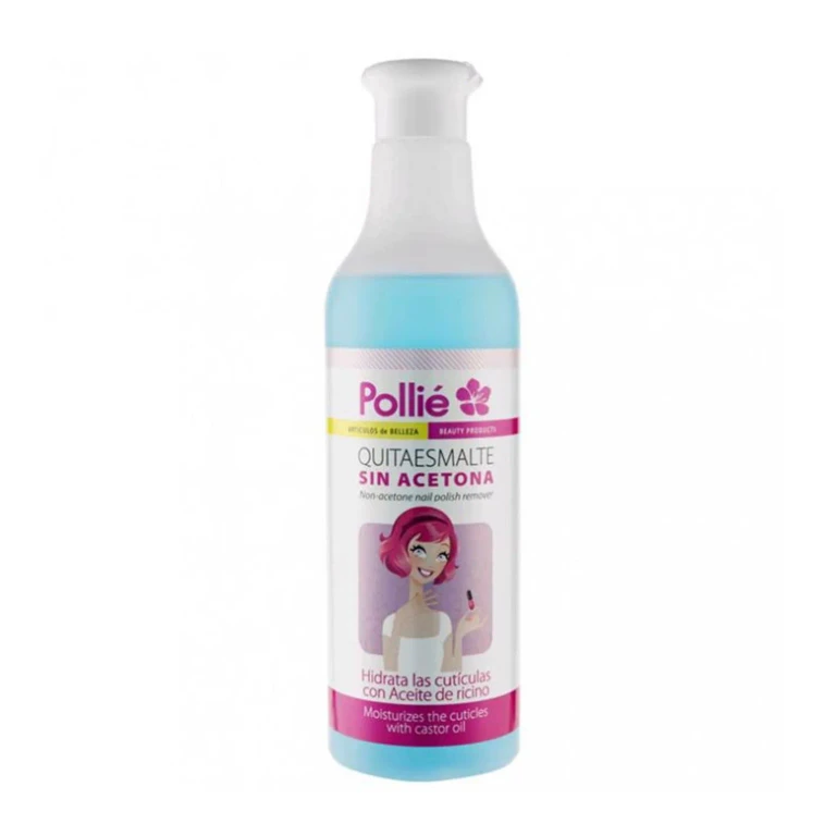 Pollie Nagellackentferner ohne Aceton mit Rizinusöl 150 ml