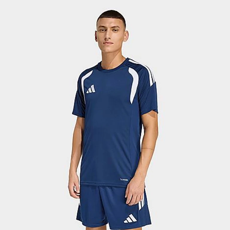 Men's Tiro 26 League Soccer Jersey in Team Navy Blue/White Size: XS
