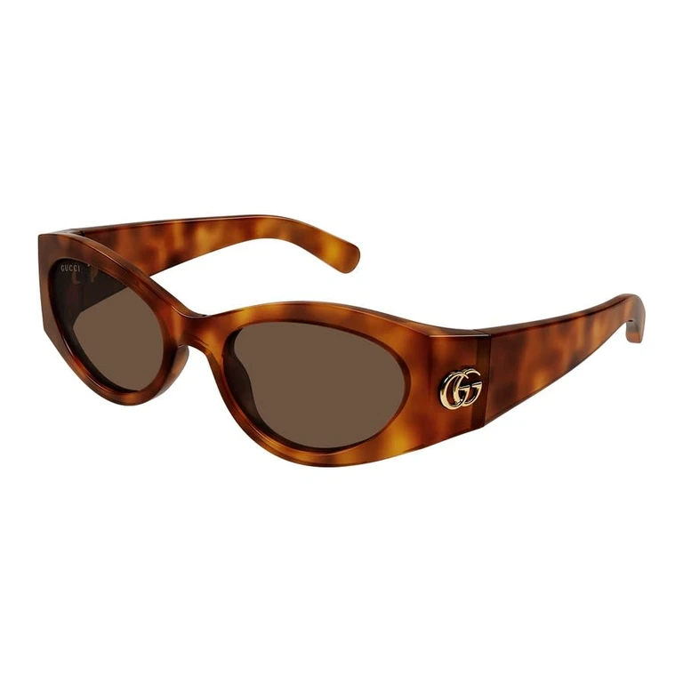 Ladies Brown Cat Eye Sunglasses GG1401S 002