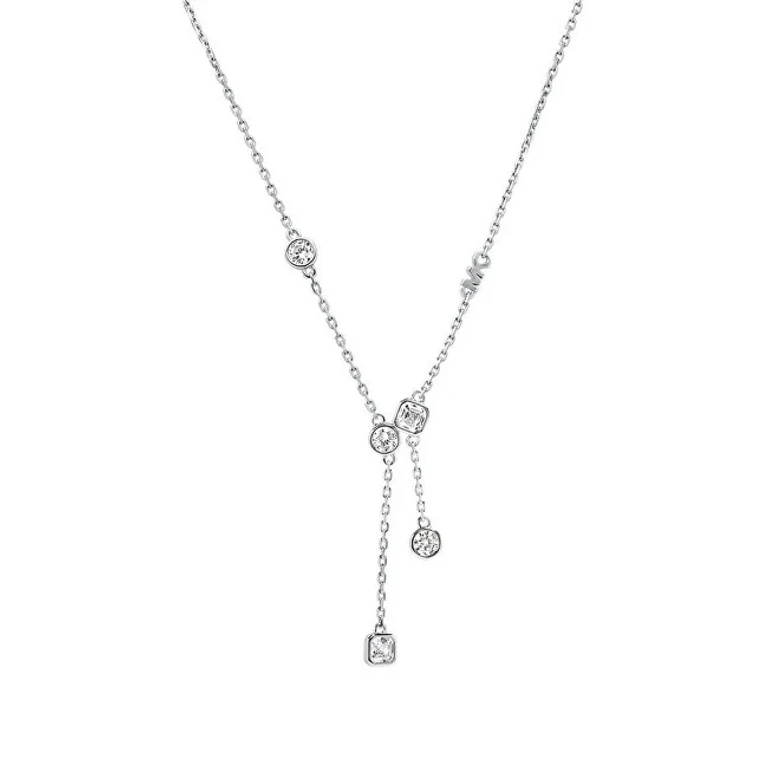 Silver Necklace with Premium Zirconia Mkc1769040