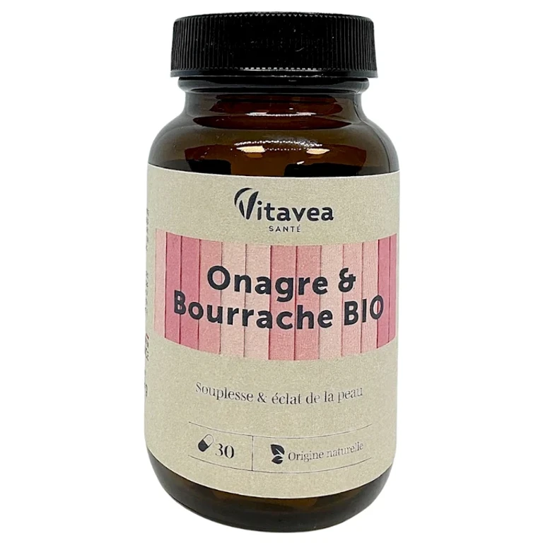 Evening Primrose & Borage BIO - Softness & Brightness of the Skin - 30 capsules