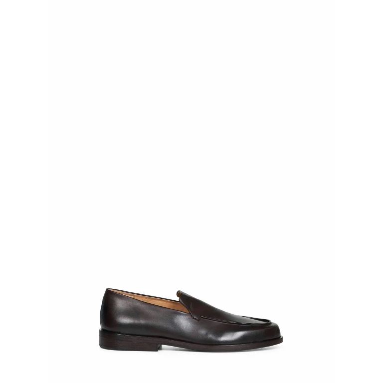 Dark Brown Leather Moccasso Loafers