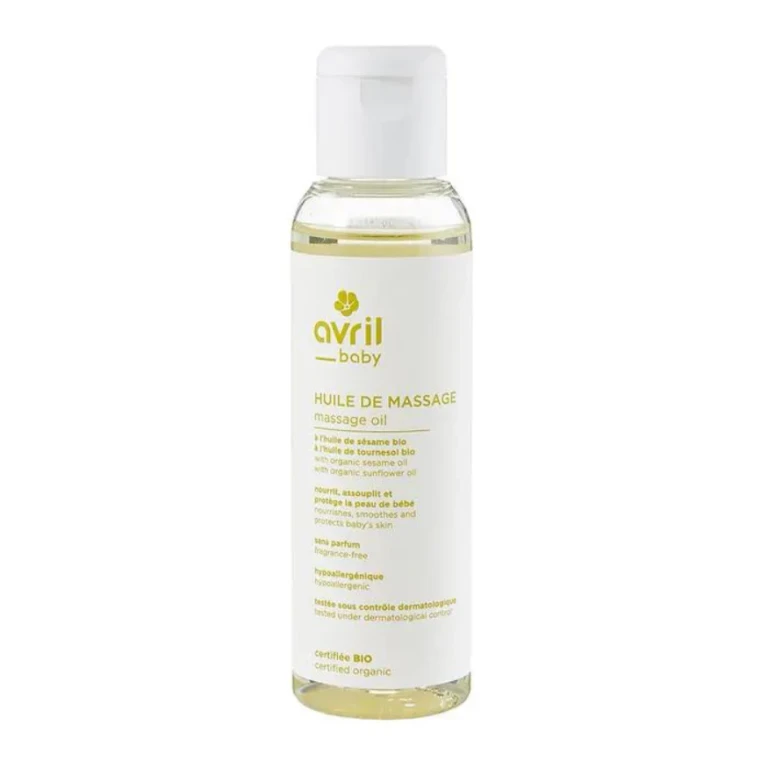 Organic sesame oil and sunflower seed oil massage oil Bebe 100ml