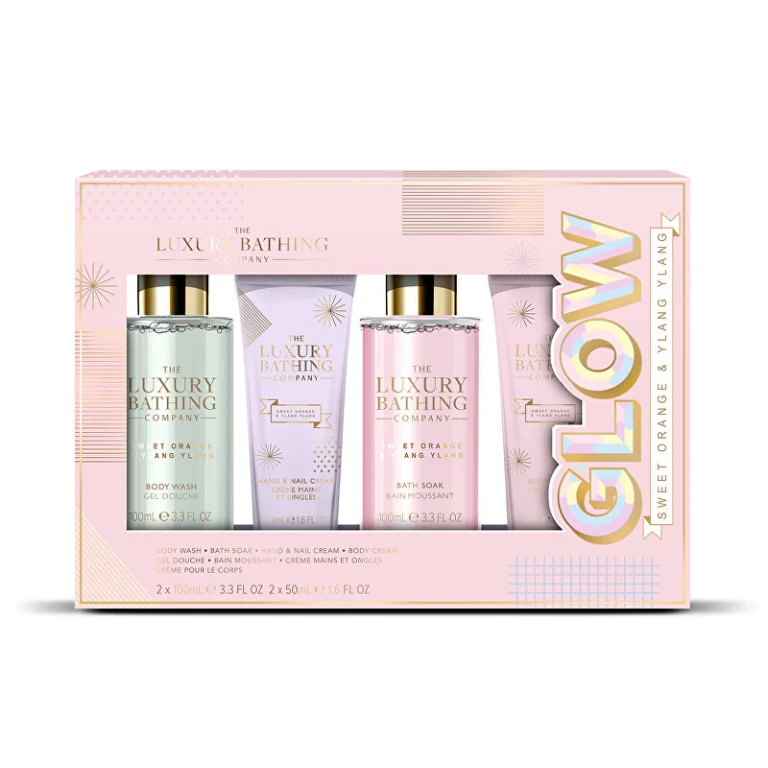 Gift Set For Body Care Orange And Ylang Ylang 4 Pieces