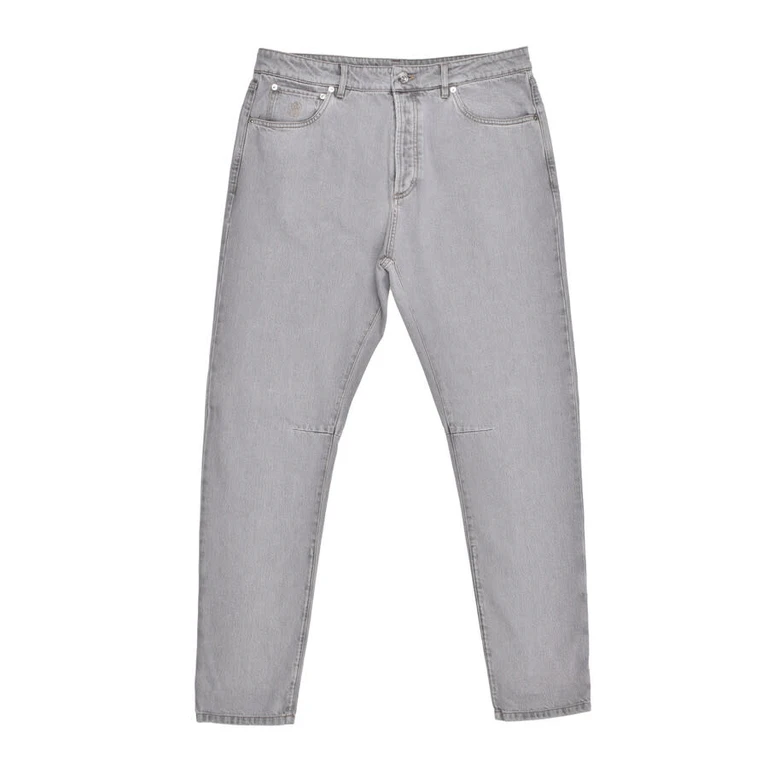 Light Denim Five-Pocket Jeans