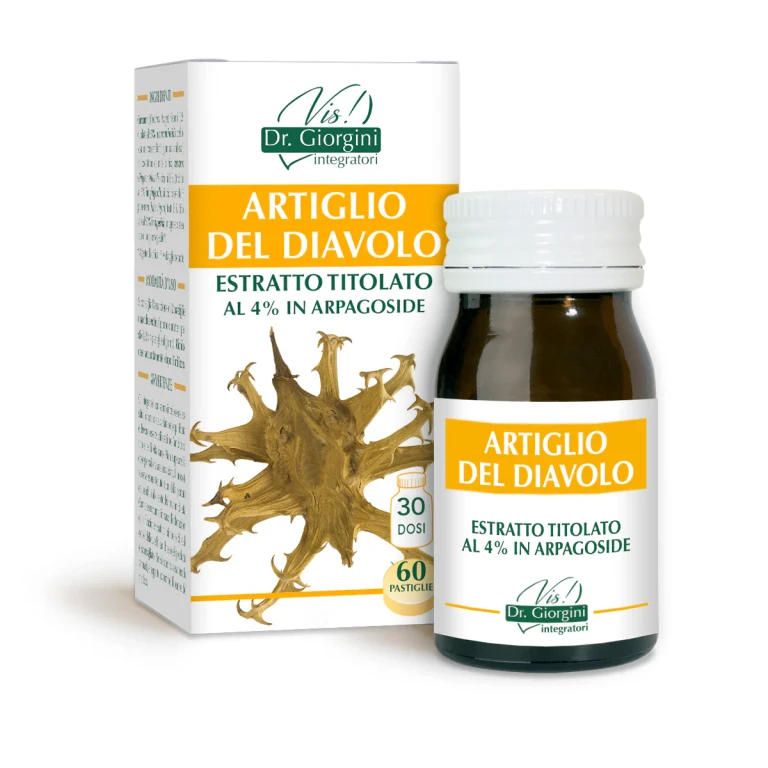 devil's claw titrated extract 60 tablets 500 mg - 30 gr
