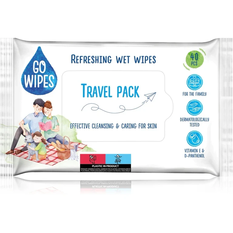 Refreshing Wet Cleansing Wipes For Hands 40 Pcs