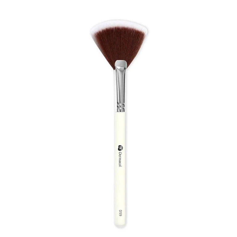 Synthetic cosmetic brush in synthetic fibres D59