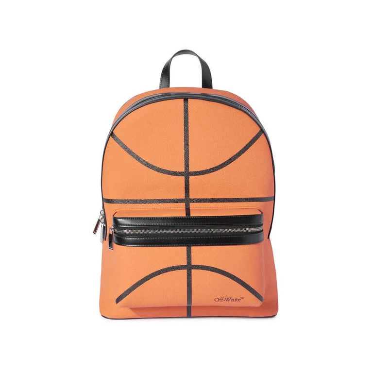 Basket Round Logo Backpack Orange Bags > Backpacks