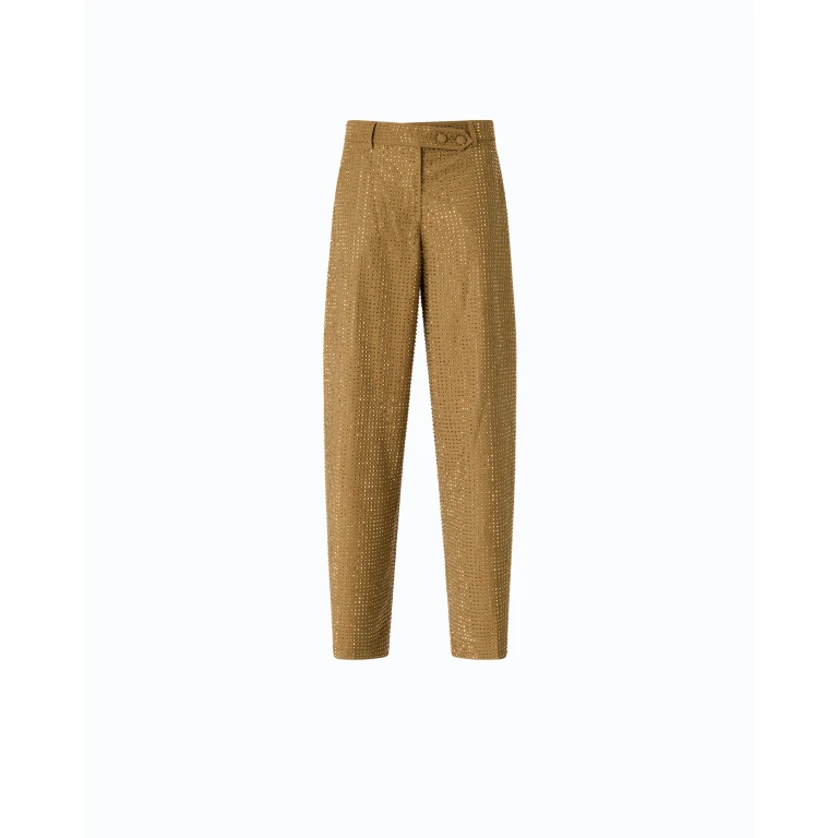 Pantalon barrel à strass - 36