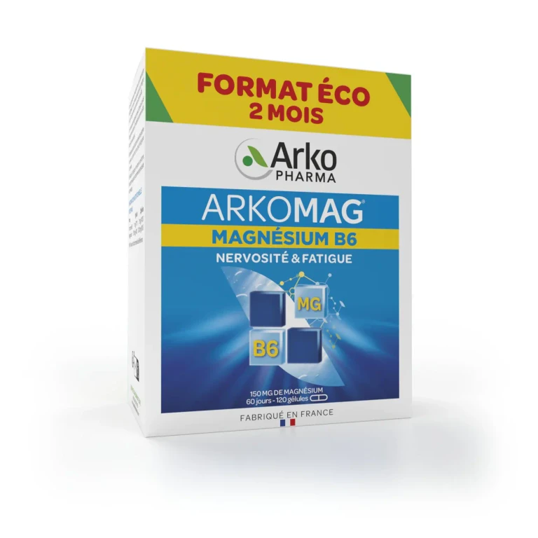 Arkomag - Magnesium B6 - 120 Capsules