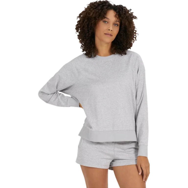 Halo Long Sleeve Crew Neck Top - Women's