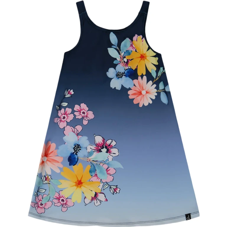 Printed Beach Dress - Little Girl