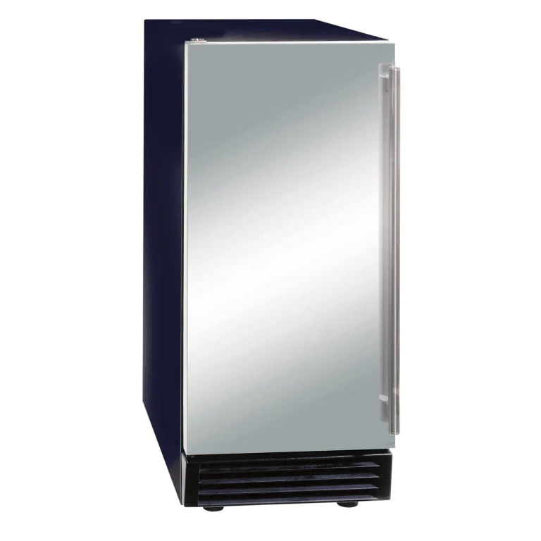 Freestanding Icemaker with Drain Pump, Stainless Steel and Black (65 lbs.)