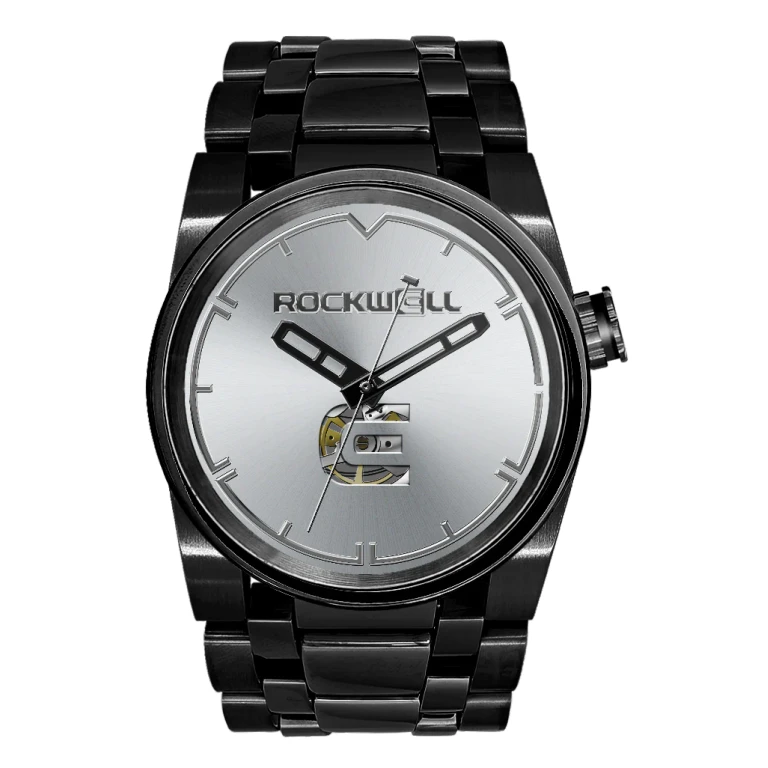 50mm Automatic - Lincoln Edition (Black/Silver) Watch