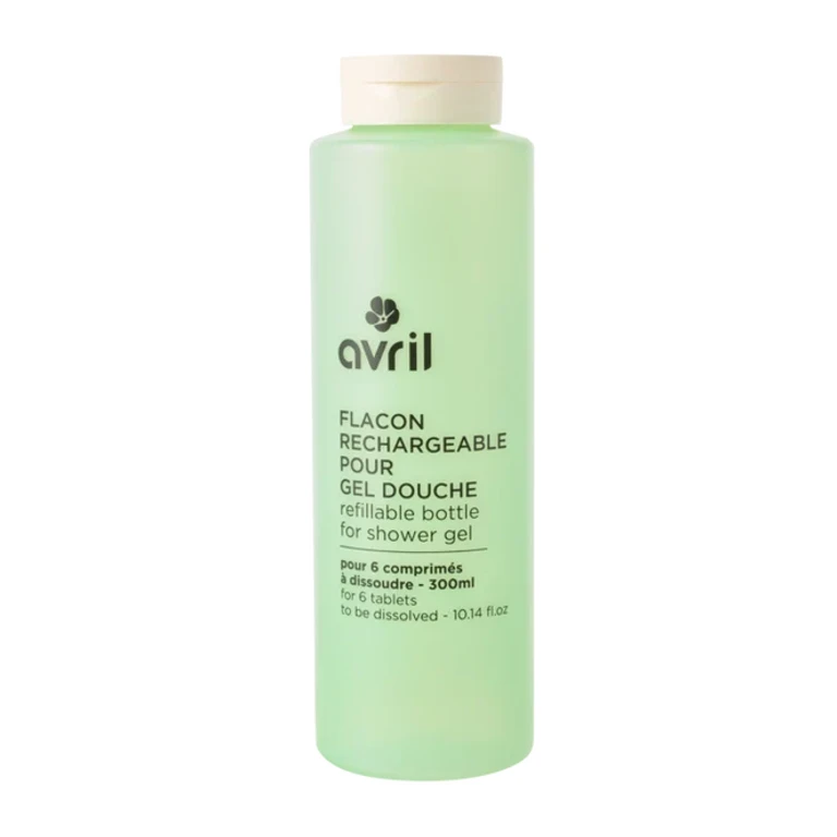 Green Shower Gel Refillable Bottle (350ml)